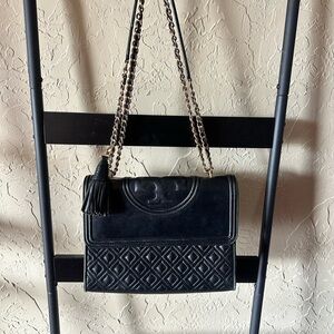 Authentic Tory Burch Fleming Convertible Shoulder Bag
